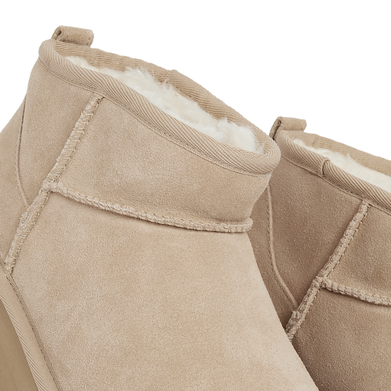 UGG MINI PLATFORM ULTRA SAND COLOR