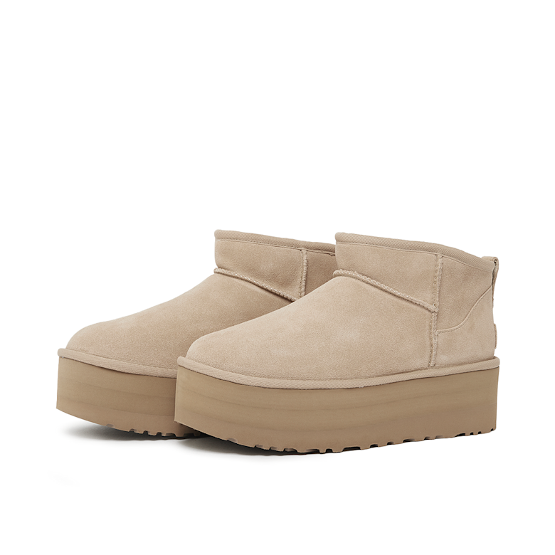 UGG MINI PLATFORM ULTRA SAND COLOR
