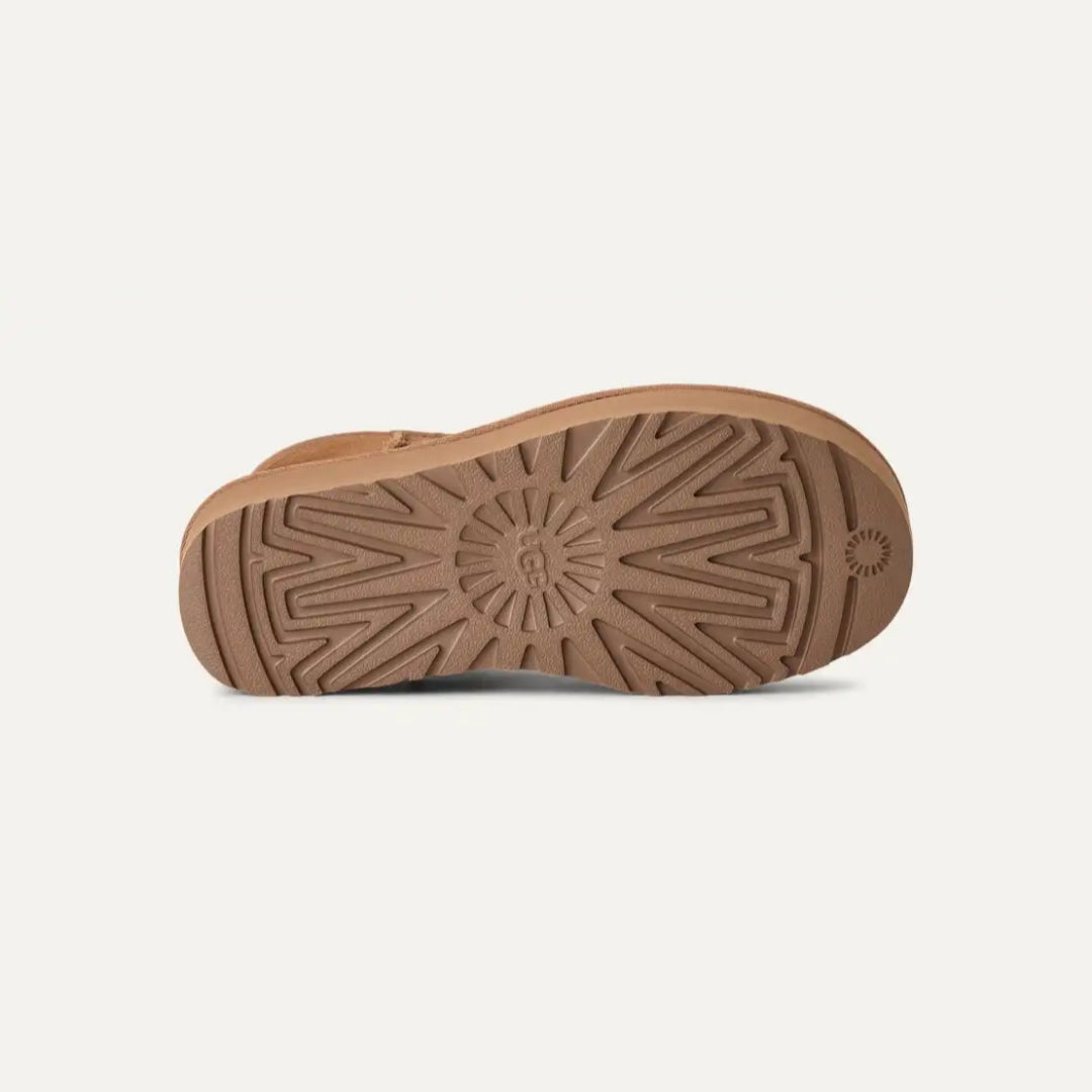 UGG MINI PLATFORM ULTRA CHESTNUT COLOR