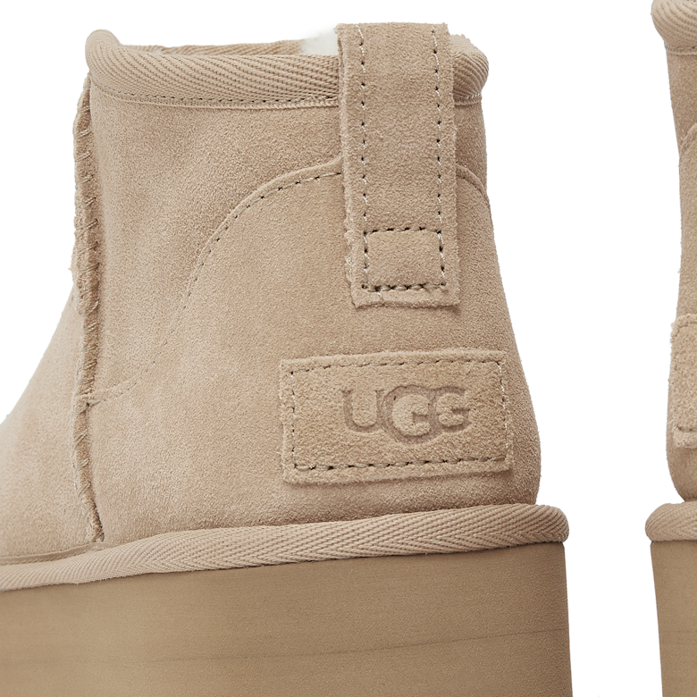 UGG MINI PLATFORM ULTRA SAND COLOR