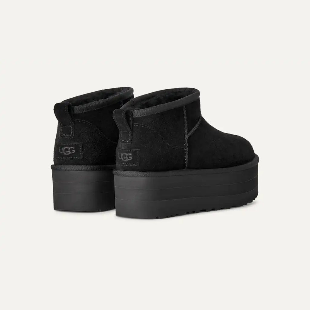 UGG MINI PLATFORM ULTRA BLACK COLOR