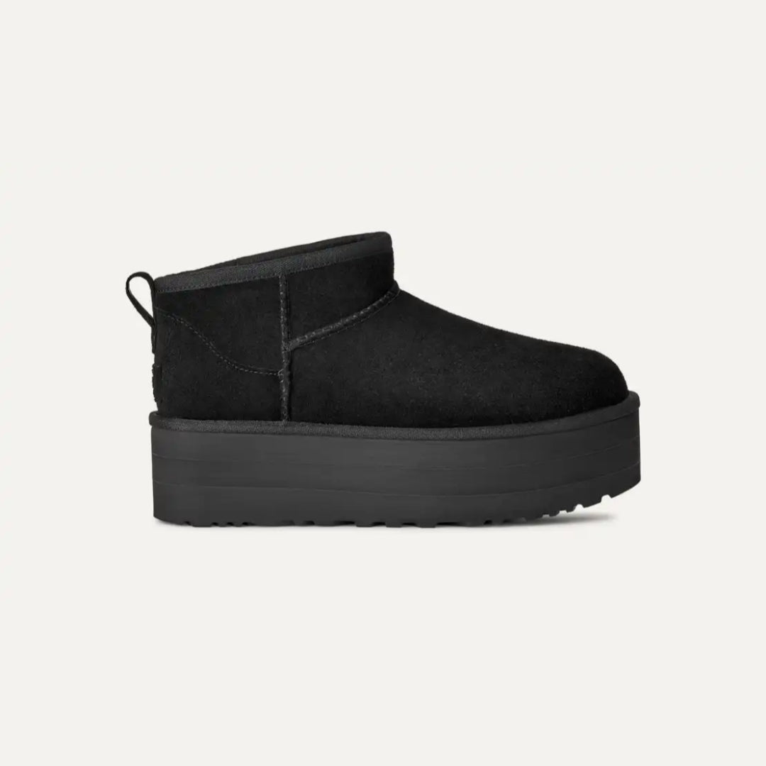 UGG MINI PLATFORM ULTRA BLACK COLOR